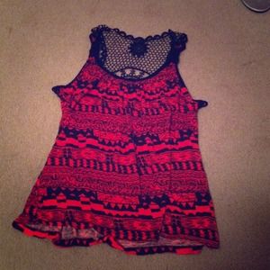 Lace tank top!