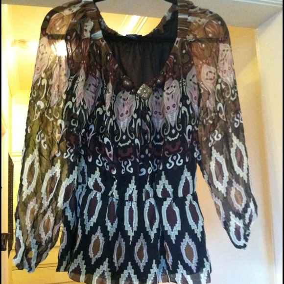 Reduced!! Boston proper cute printed top!