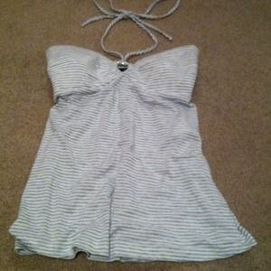 2b bebe striped tube top!