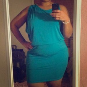 BNWT Tile Blue Cocktail Dress