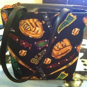 Custom baseball lover purse
