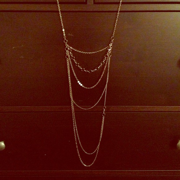 !!!SOLD!!! Multi strand chain necklace - Picture 1 of 3