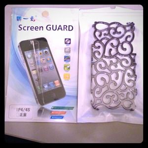I 4 phone case and screen guard