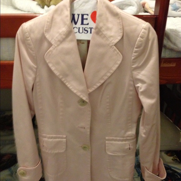 Banana Republic light pink coat