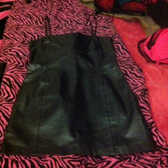 Ralph Lauren leather Dress