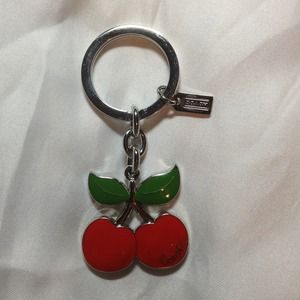 New Coach keychain Cherries. Reduced.