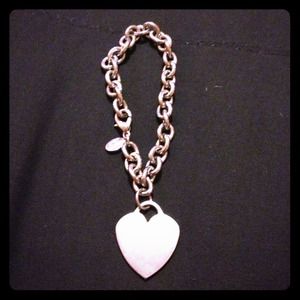 Sterling Silver heart bracelet