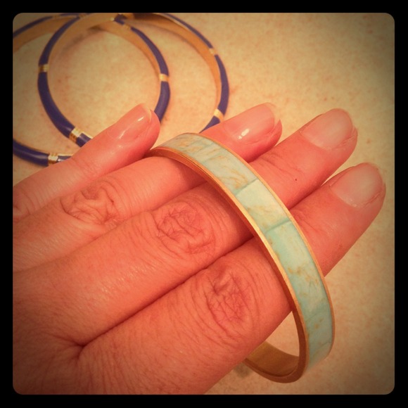 J. Crew turquoise wide bangle 💐bundled💐