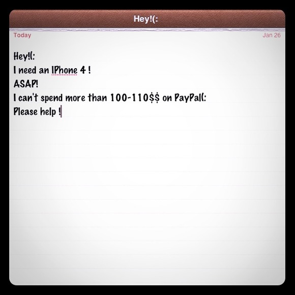 An iPhone 4-4s