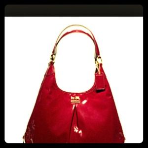 Crimson coach handbag