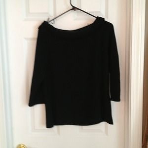 Alfani cashmere sweater scoop/cowl neck