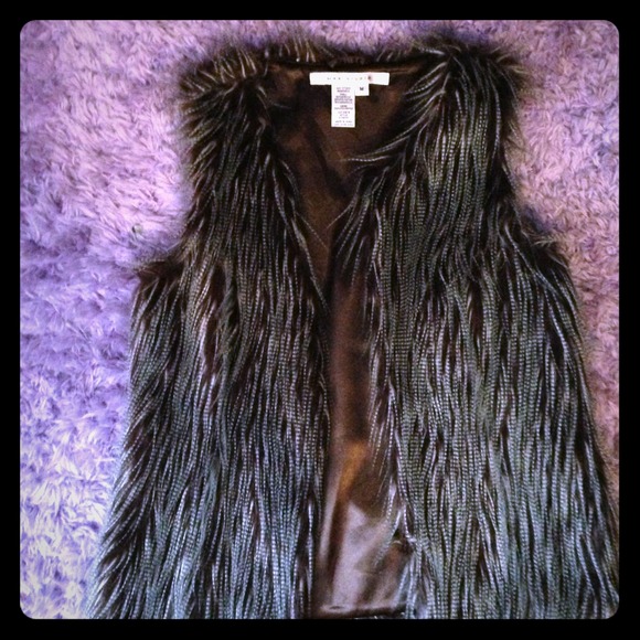Max Studio Faux Fur Vest