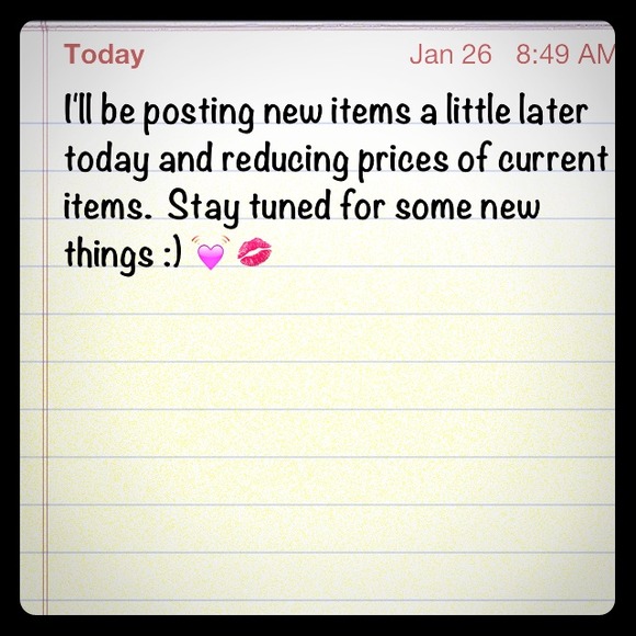 New items coming soon!