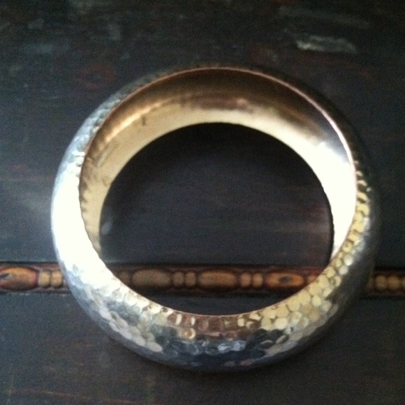 2 Toned Bangle - Picture 2 of 2