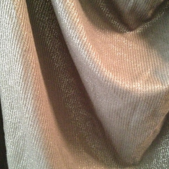 Splendid Metallic cowl neck shirt - Picture 2 of 2