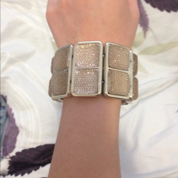 Shinny bling bling multiple shinny squares bangle
