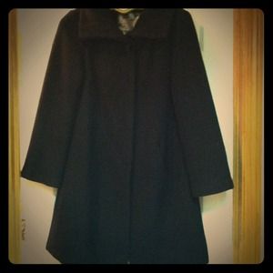 Wool blend coat, size medium