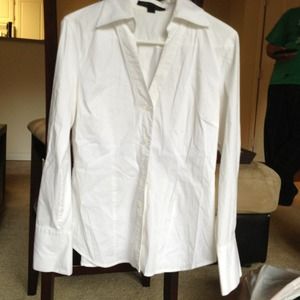White dress shirt long sleeve