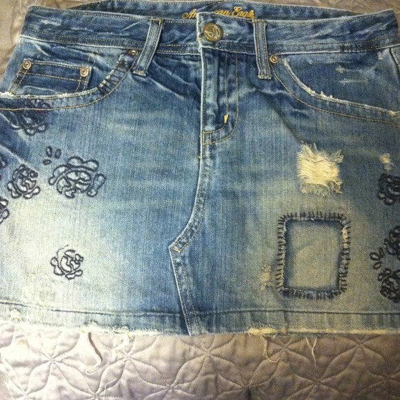 American Eagle Denim Skirt 6
