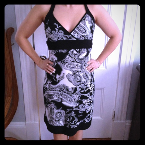 Cute black and white sundress