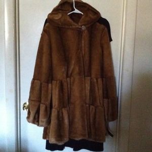 Jones New York fur coat