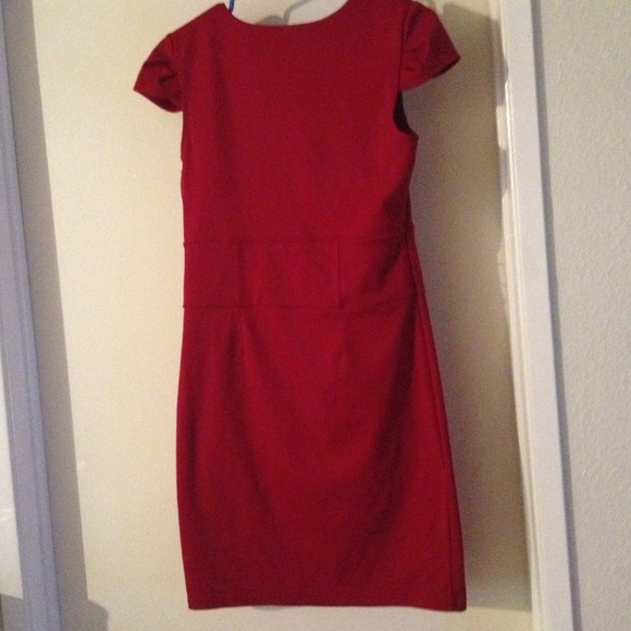 Empire wasted dress and silver and red belt