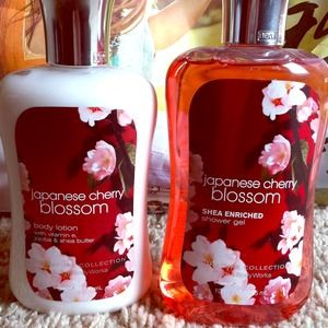 8 oz Japanese Cherry Blossom Lotion & Shower Gel