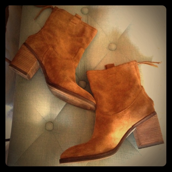 Sam Edelmann suede ankle boots
