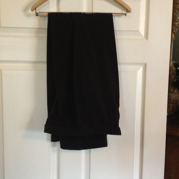 BOTH PAIR SOLD Black pants--2 pair exactly alike.