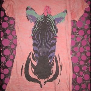 Zebra multicolor top from Buckle