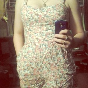 BRAND NEW; Floral vintage jumpsuit