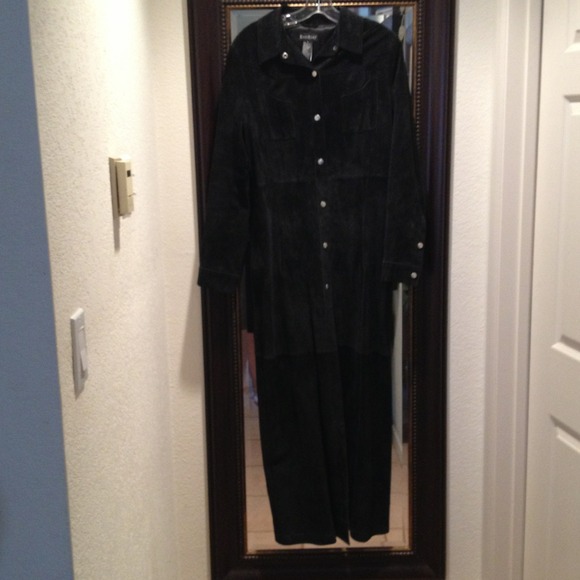 *** Reduced*** Bebe Long suede fall/winter coat.