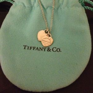 Tiffany & Co. double heart necklace
