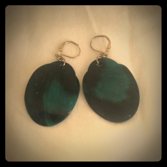 Turquoise Shell Fashion Earrings