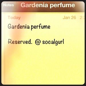 Gardenia perfume
