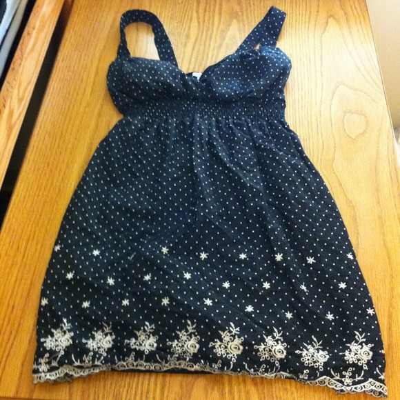 Black and white summer dress