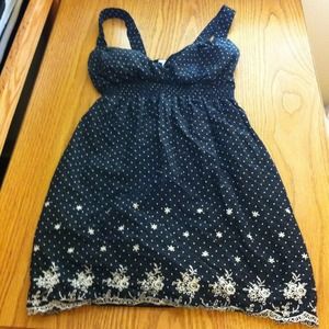 Black and white summer dress