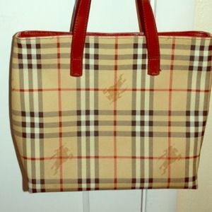 Authentic burberry tote