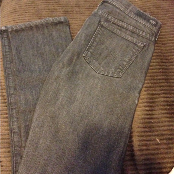 Black Citizens of Humanity straight leg jeans.