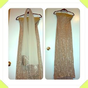 Gold Long Gown