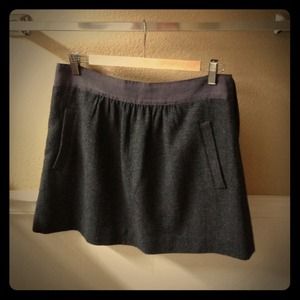 ✂REDUCED✂J.Crew grey, wool mini skirt