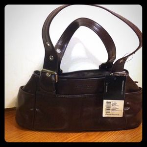 Chocolate Kenneth Cole small satchel