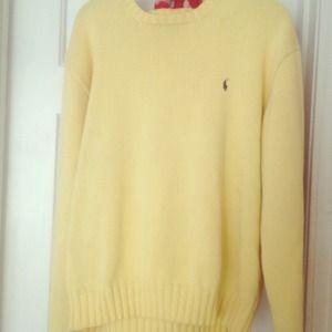 Yellow Ralph Lauren sweater