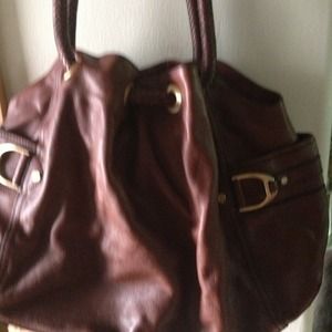 Cole Haan Dark Brown Leather Handbag NWOT