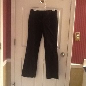 The Limited Exact Stretch black pinstripe pants
