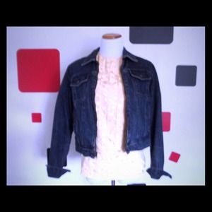 ***REDUCED Banana Republic Denim Jacket w/Faux Fur