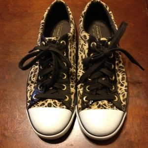 Leopard coach sneakers.. Prices are negotiable