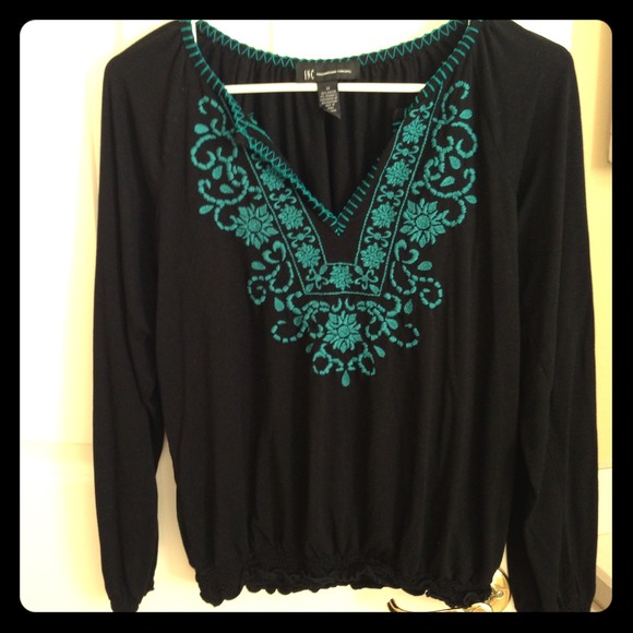 INC Peasant Style Blouse