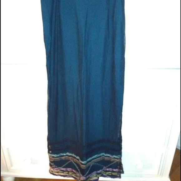 Free People mesh overlay long skirt-size 3.
