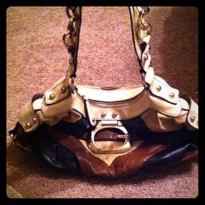 Multi-color Leather Guess Hobo!